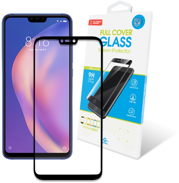 

Защитное стекло Global для Xiaomi Mi 8 Lite Black