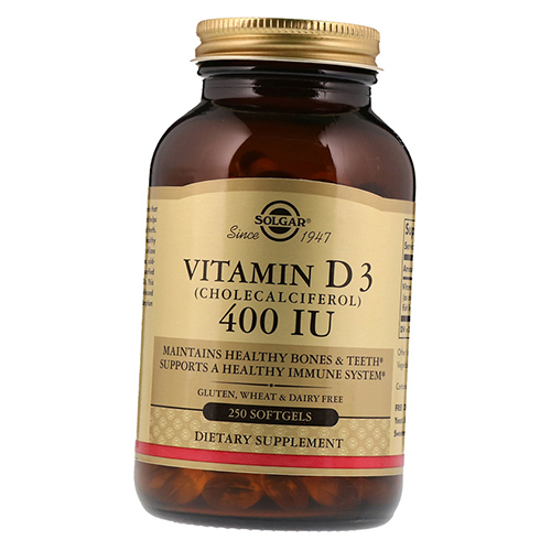 

Витамин Д3, Vitamin D3 400, Solgar 250гелкапс (36313161)