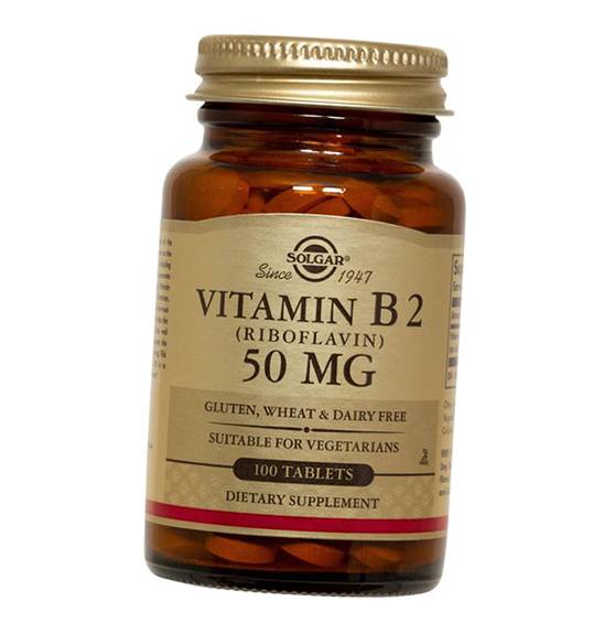 

Рибофлавин, Vitamin B2 50, Solgar 100таб (36313141)