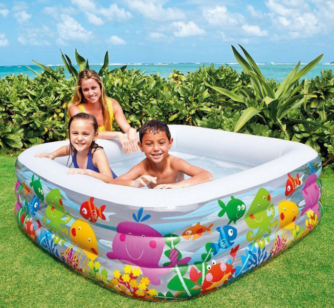 

Бассейн детский надувной Intex (57471 ТВ) 424 л, 3,73 кг, 159-159-50 см