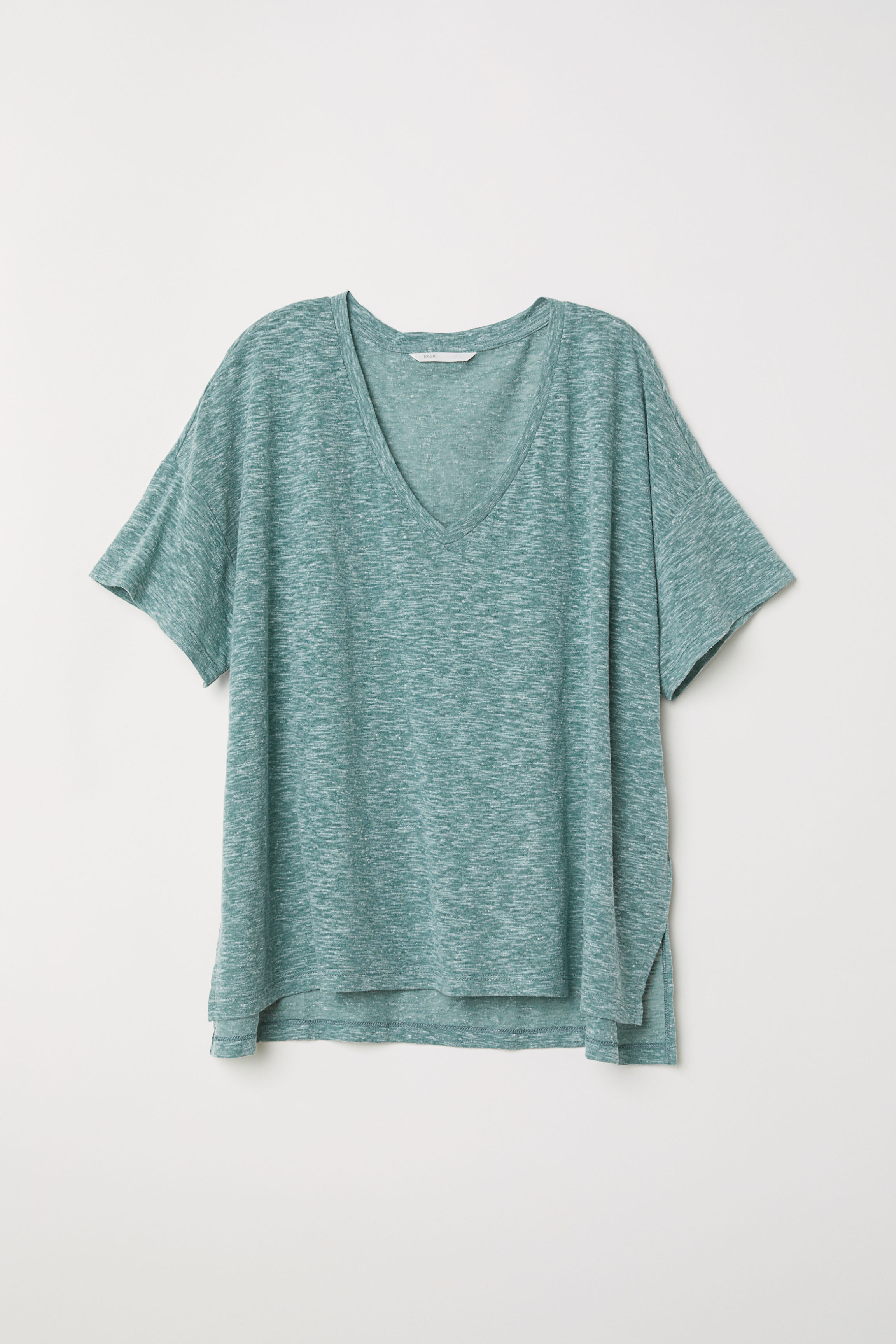 

Футболка H&M 0634160-05  зеленый, Футболка H&M 0634160-05 S зеленый