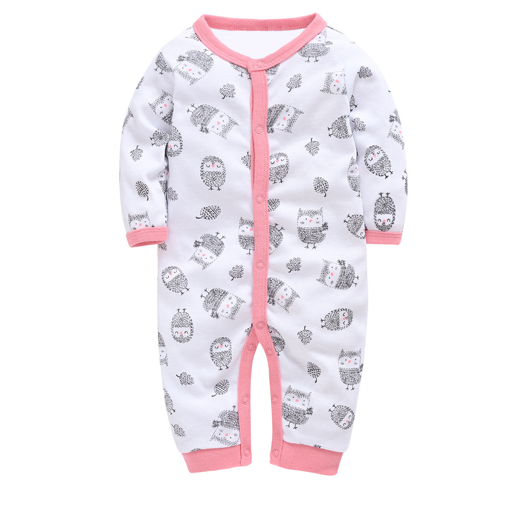 

Комбинезон для девочки Маленькие совы Berni Kids (74 / 9-12 мес) Черный