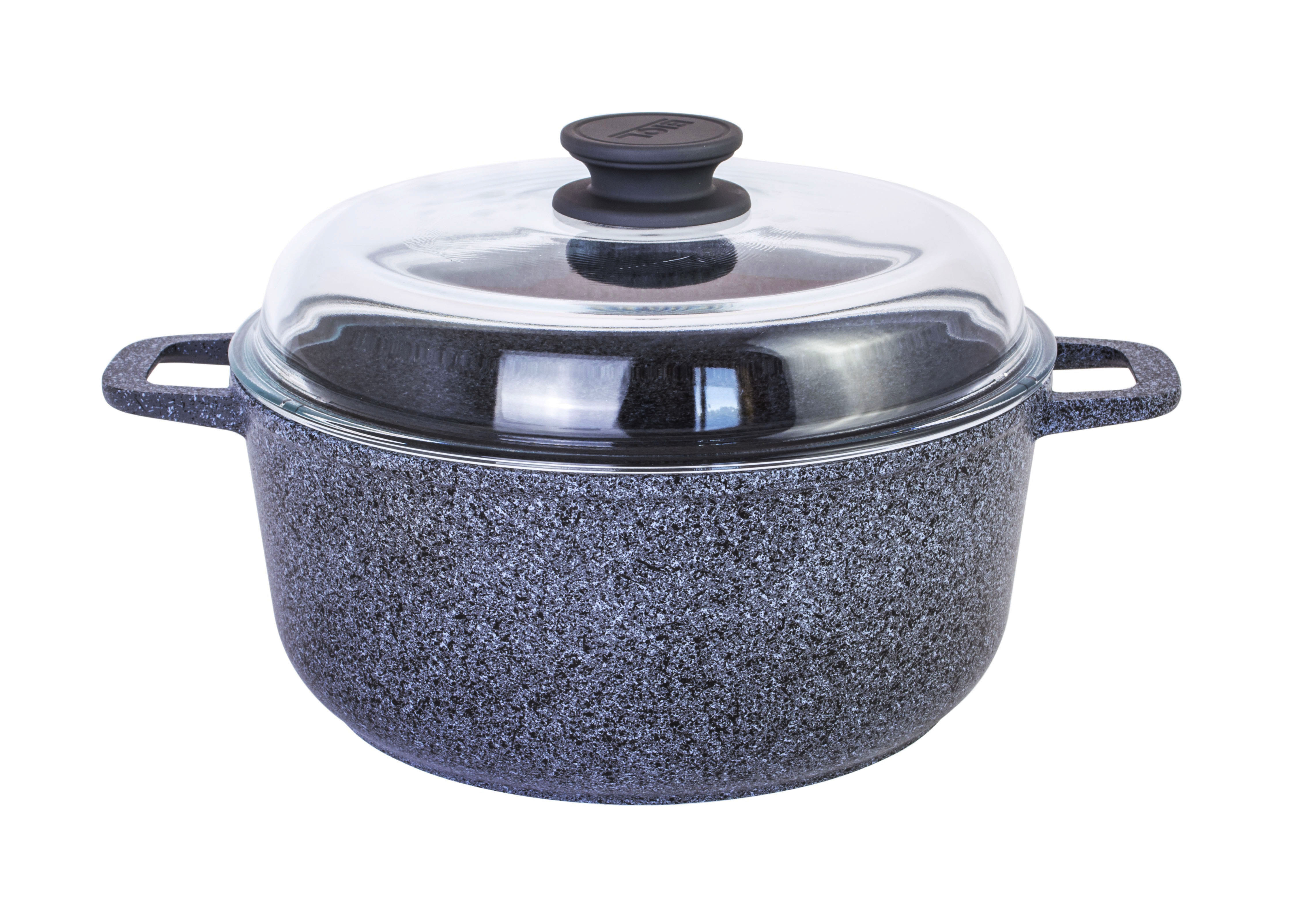 

Кастрюля Гранит-Грей со стеклянной крышкой Биол 2 л К204ПС