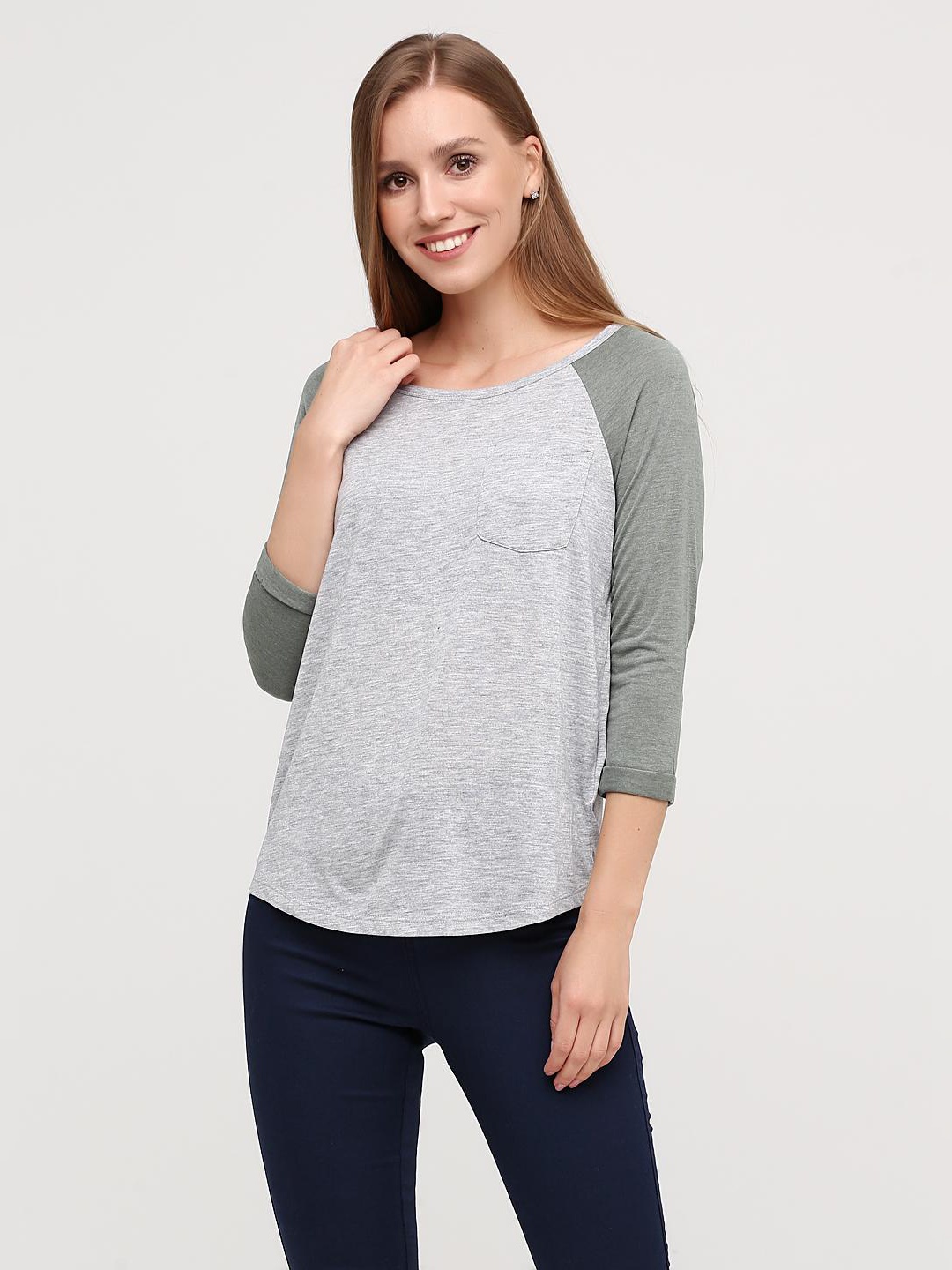 

Лонгслив H&M 226078027 XS Серый