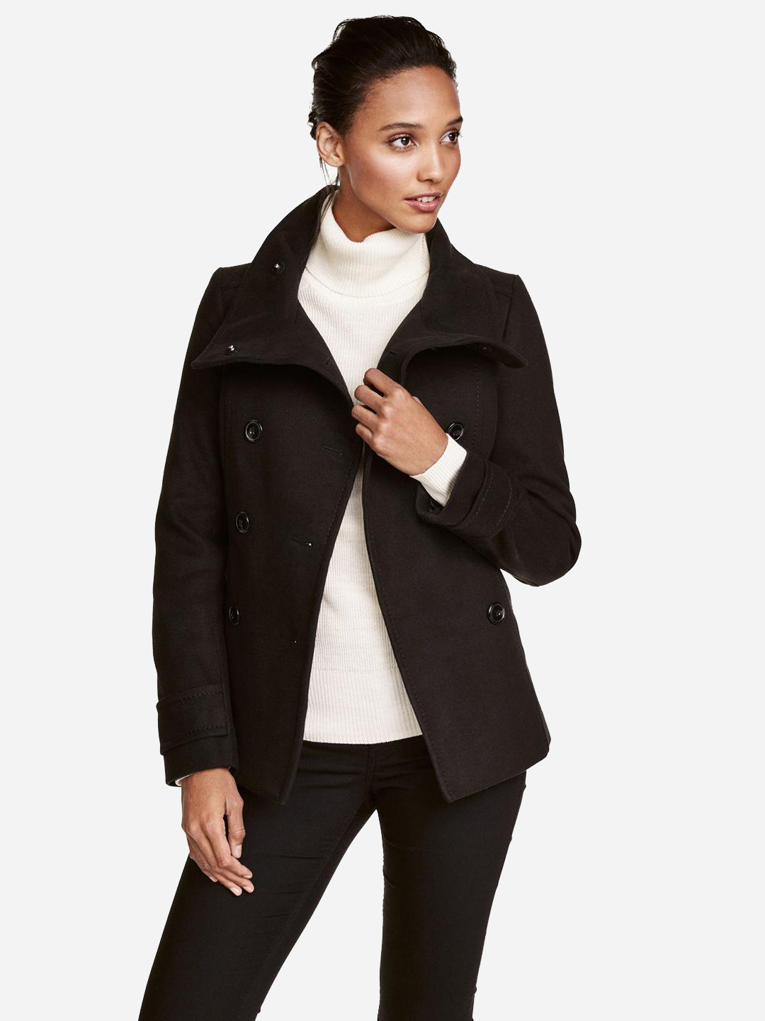 

Пальто H&M 390162001a40  Черное, Пальто H&M 390162001a40 34 Черное