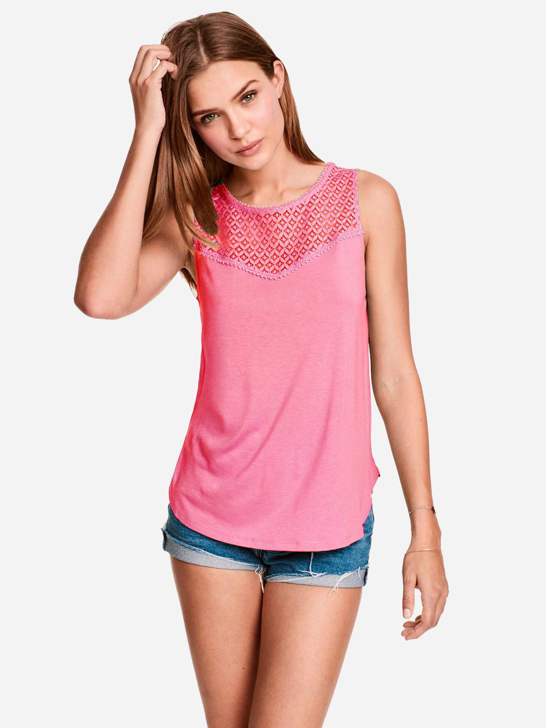 

Топ H&M 458919a44  Розовый, Топ H&M 458919a44 S Розовый