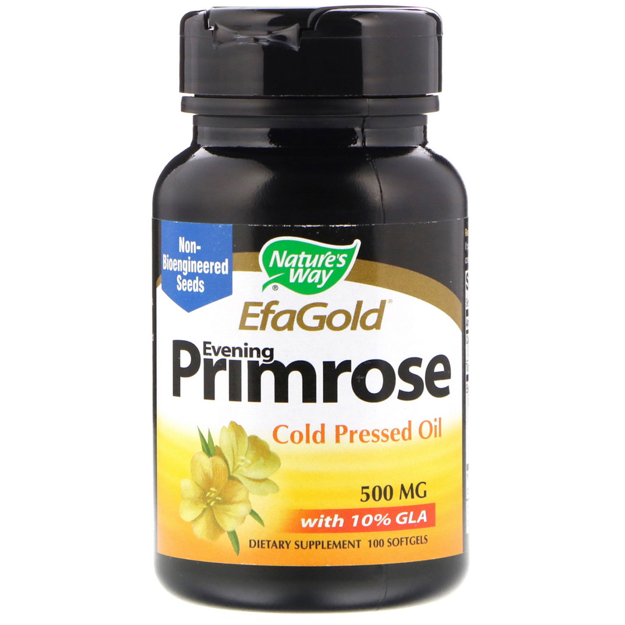 

Масло примулы вечерней Nature's Way "EfaGold Evening Primrose" холодного отжима, 500 мг (100 капсул)
