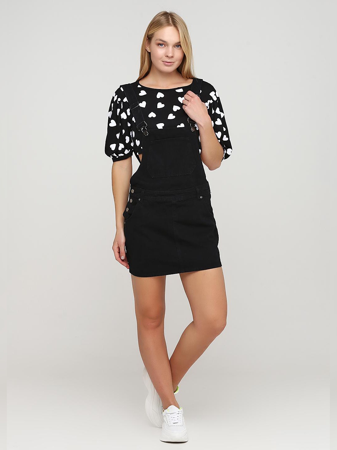 

Джинсовый сарафан Boohoo tzz37721s51 40 Черный