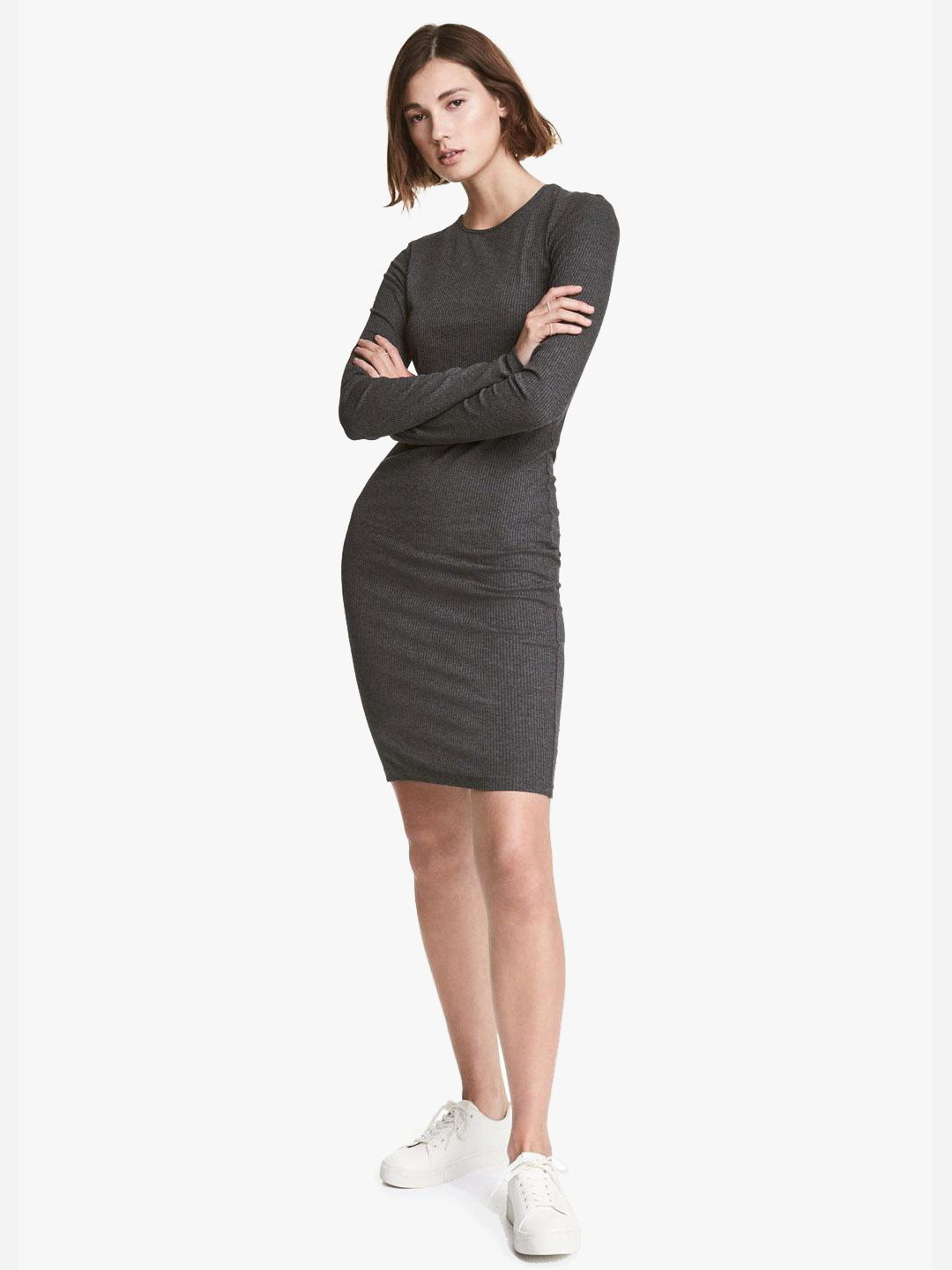

Платье H&M 501264a51 М Серое