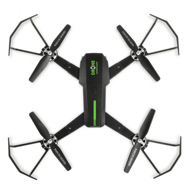 

Квадрокоптер дрон на радиоуправлении Drone Z816W-30W с камерой и wi-fi Черный