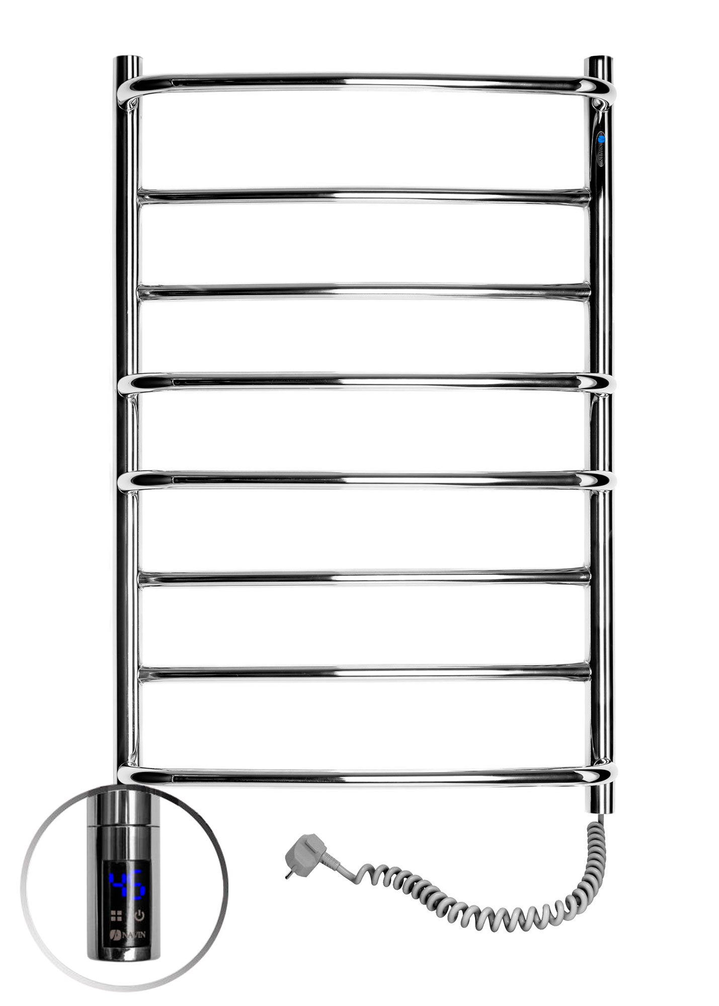 

Полотенцесушитель NAVIN Омега 530х800 Sensor правый с таймером 10-015033-5380