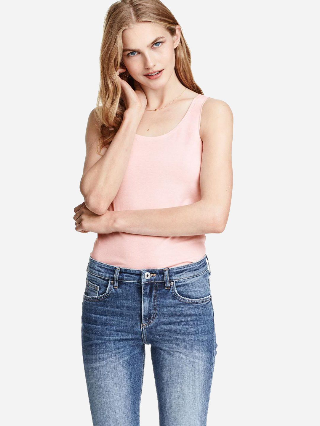 

Майка H&M 3553075a64 S Розовая