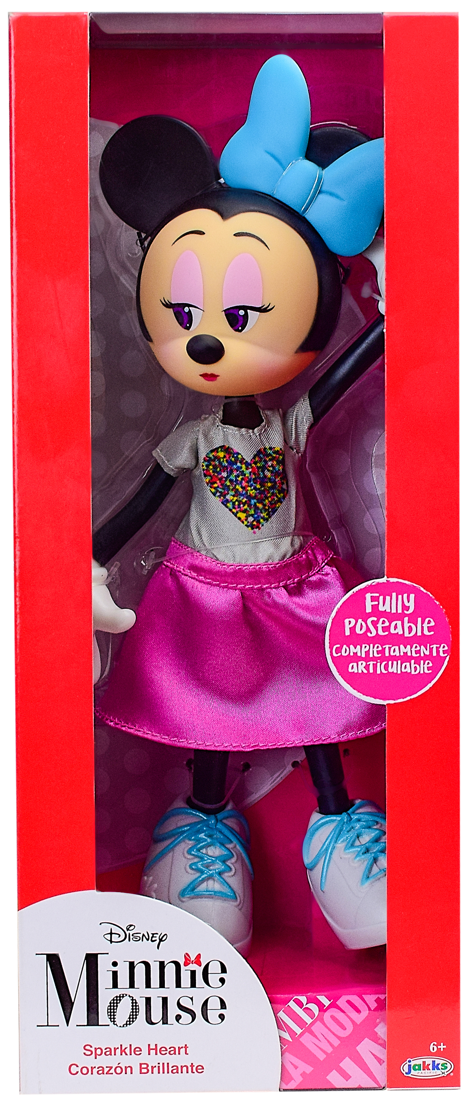 

Кукла Jakks Минни Маус в розовом платье 23 см (84950-pink skirt) (0039897849515)