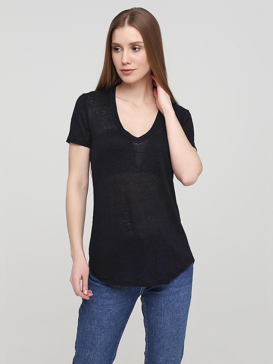 

Футболка H&M 420621s67 S Темно-синяя