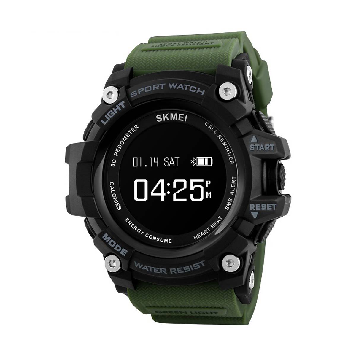 

Часы Skmei Smart Pulse 1188 Army Green BOX