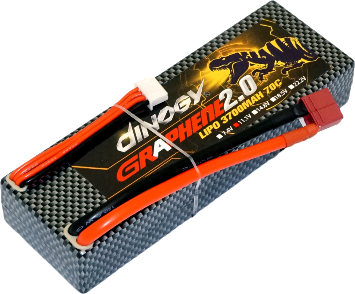 

Аккумулятор Dinogy G2.0 Li-Pol 3700mAh 11.1V 3S 70C T-Plug (2722283149693)