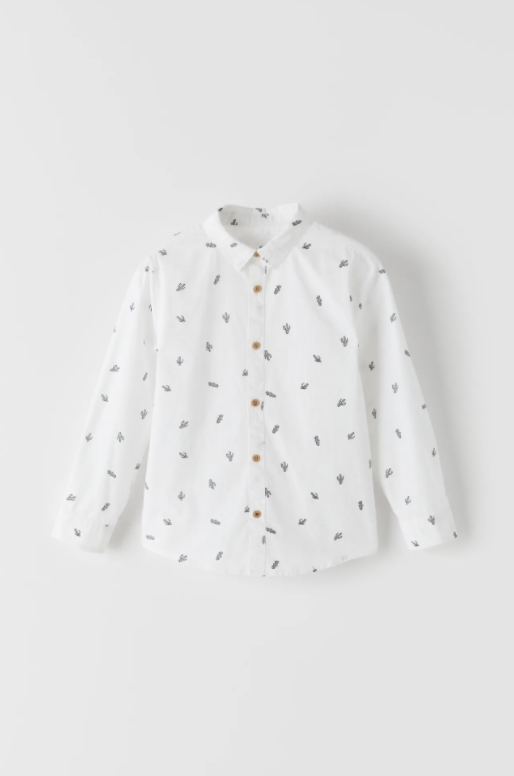 

Рубашка для мальчика 5871 ZARA 122 Белый 43568