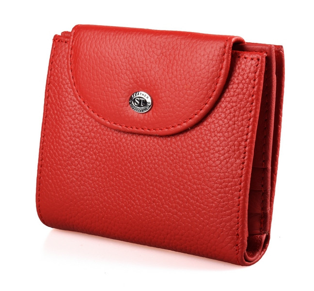 

Женский кожаный кошелек ST 410 Red