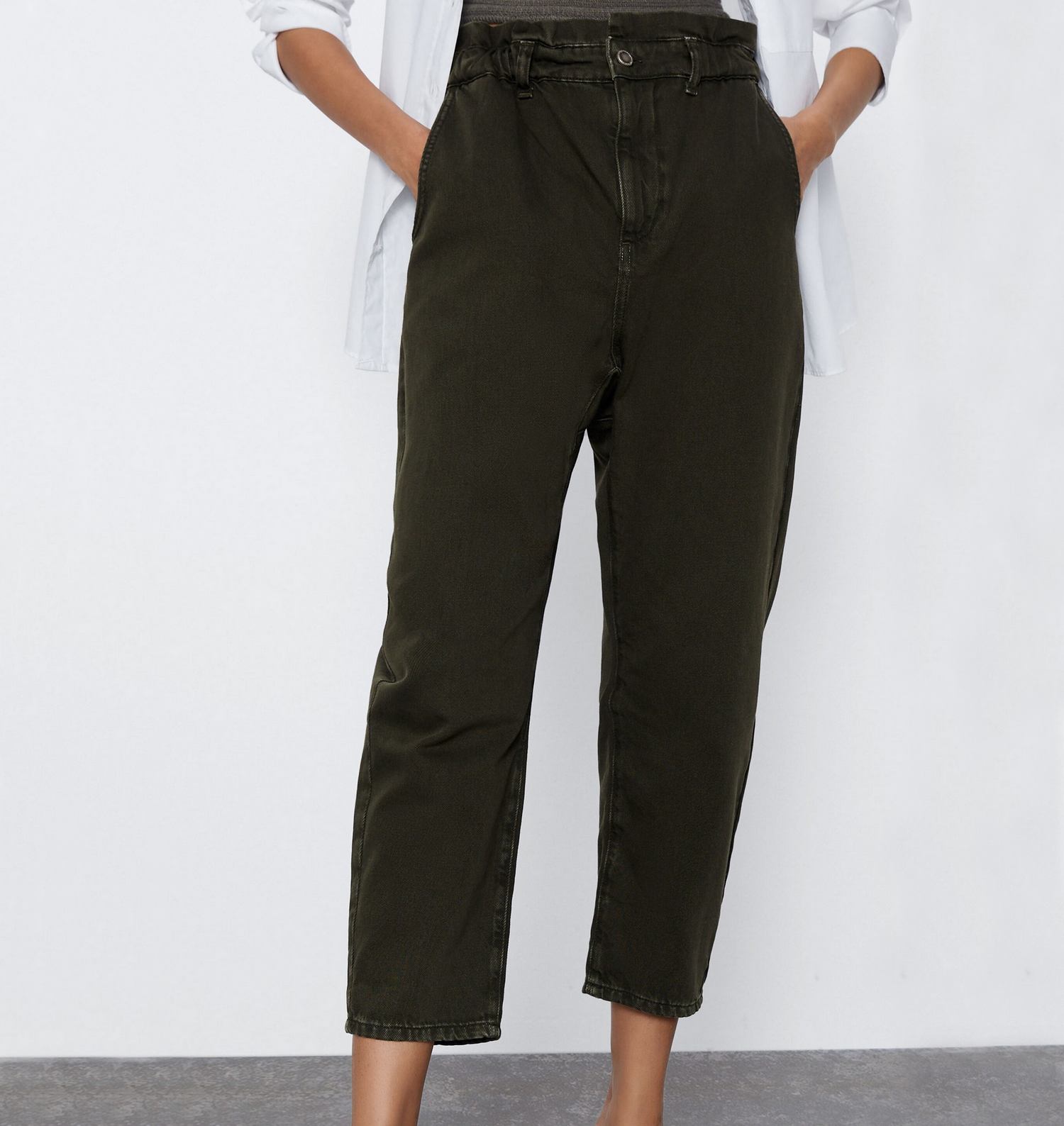 

Джинсы женские широкие с высокой посадкой Field Berni Fashion (40) Зеленый