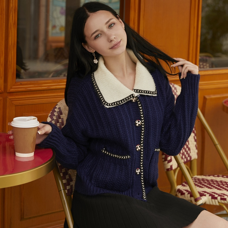 

Кардиган женский на пуговицах Lordly Berni Fashion () Синий, Кардиган женский на пуговицах Lordly Berni Fashion (One Size) Синий