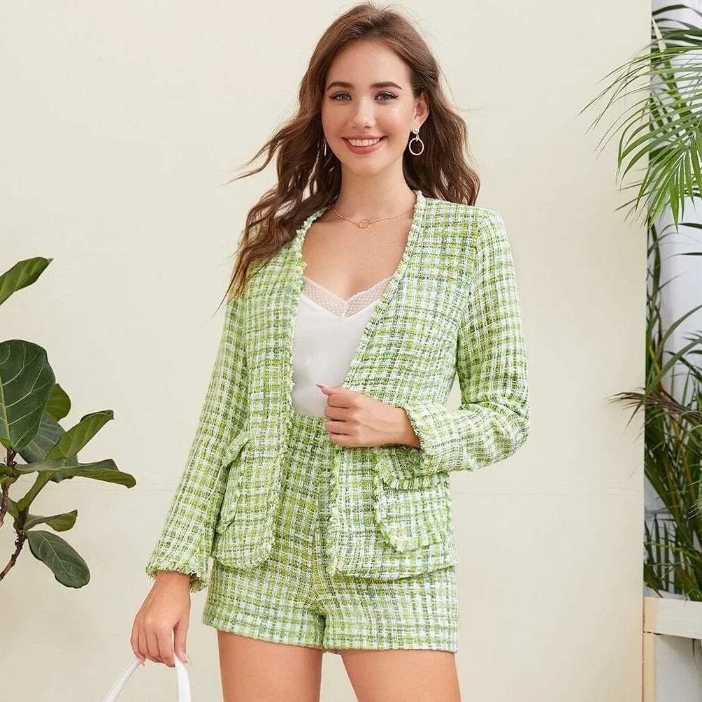

Жакет женский твидовый Мохито Berni Fashion (L) Зеленый