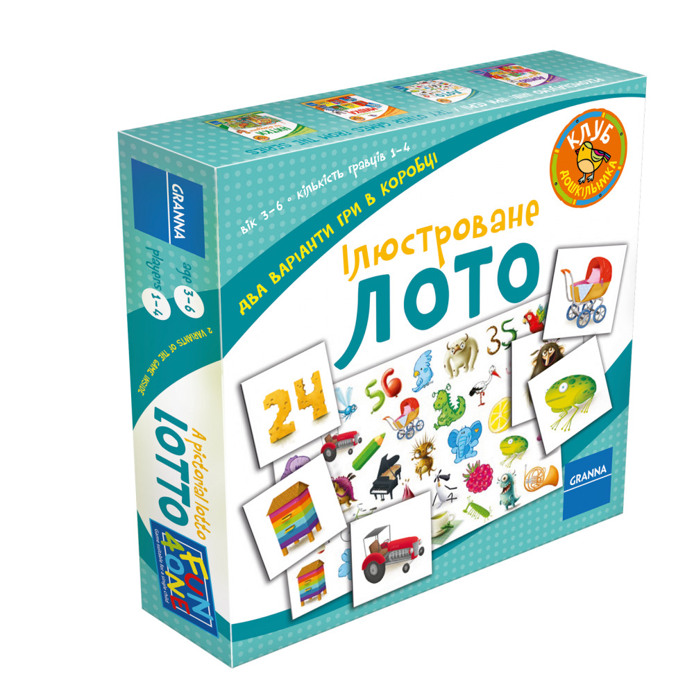 

Настольная игра Granna Иллюстрированное лото (82517)
