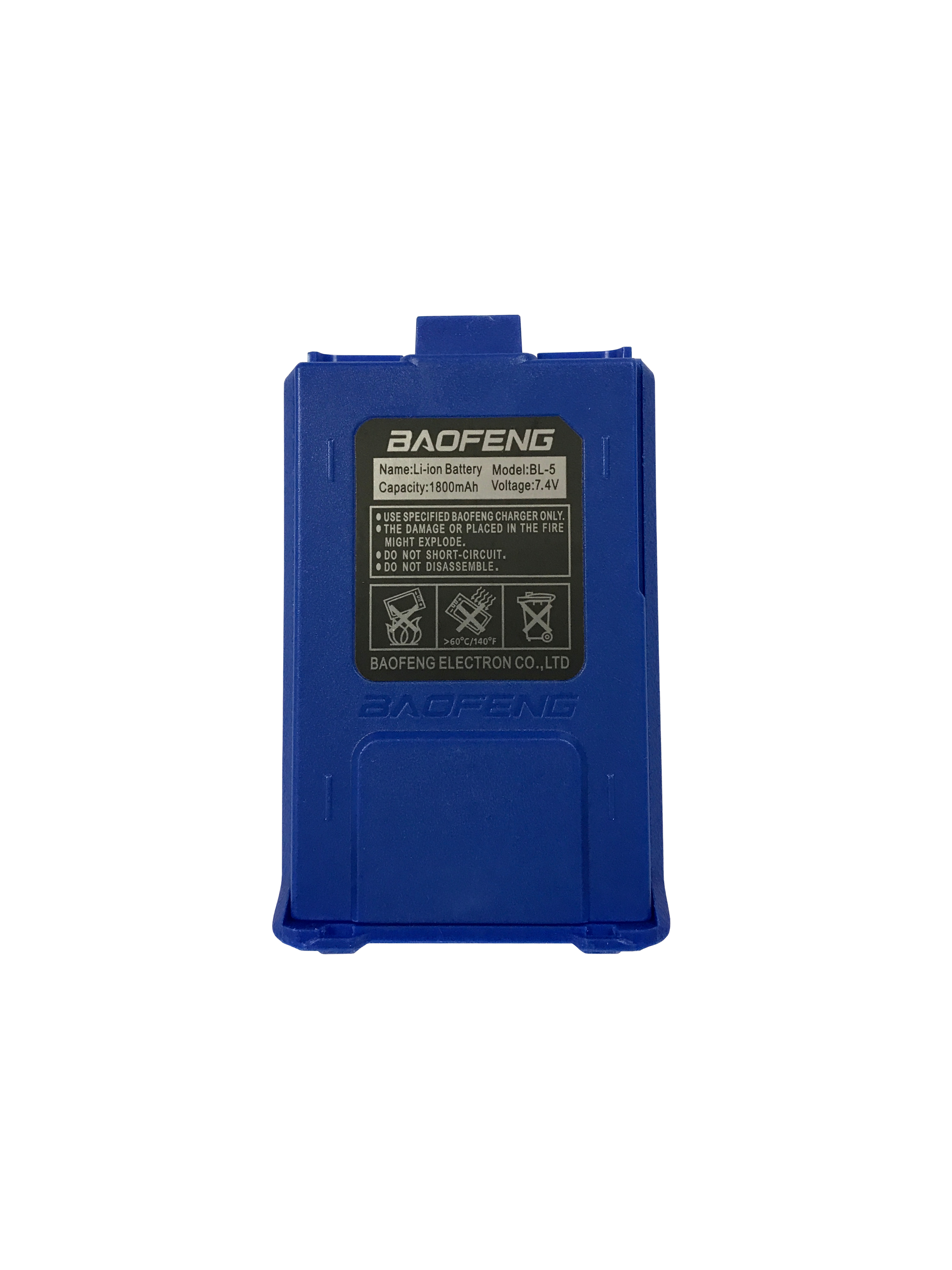 

Аккумулятор для Baofeng UV-5R Std Capacity 1800mAh BLUE