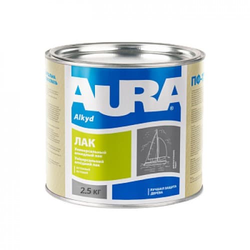 

Лак яхтный AURA полуматовый 2.5 кг
