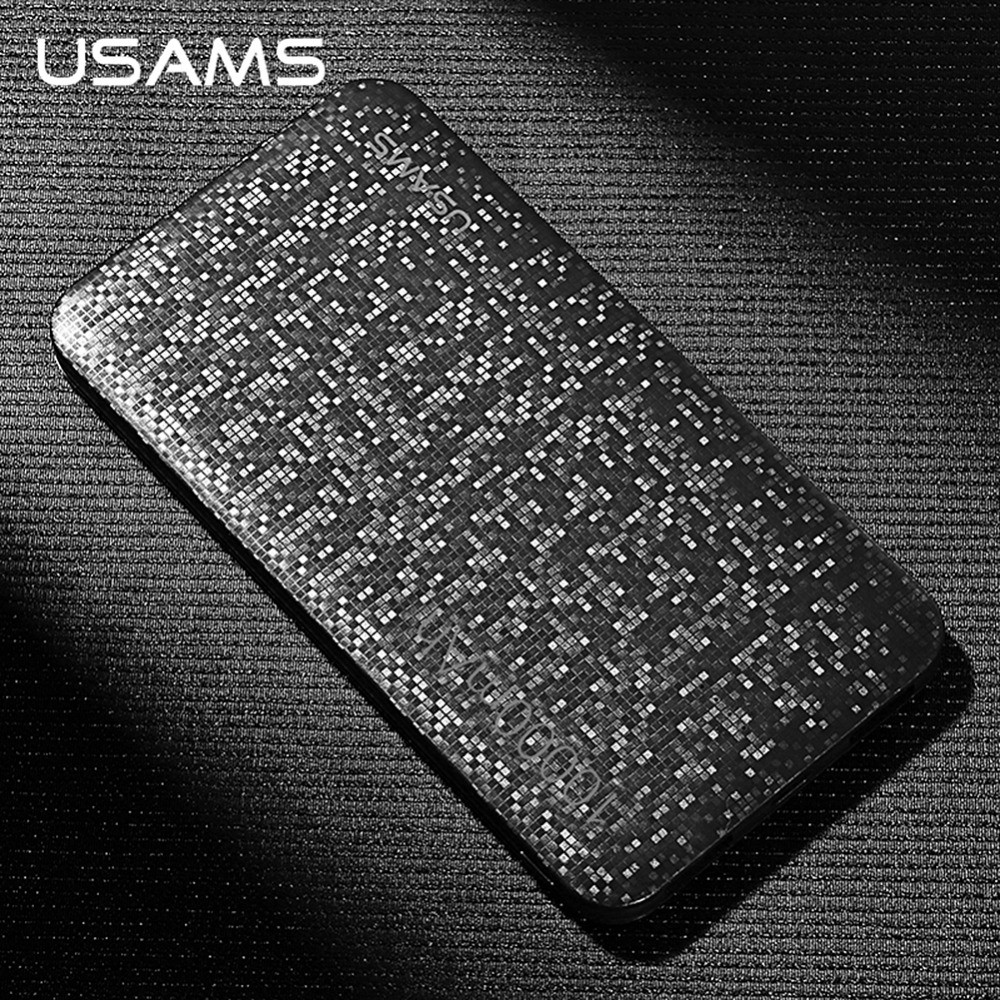 

Внешний аккумулятор Power bank USAMS Mosaic 10000 mah Black