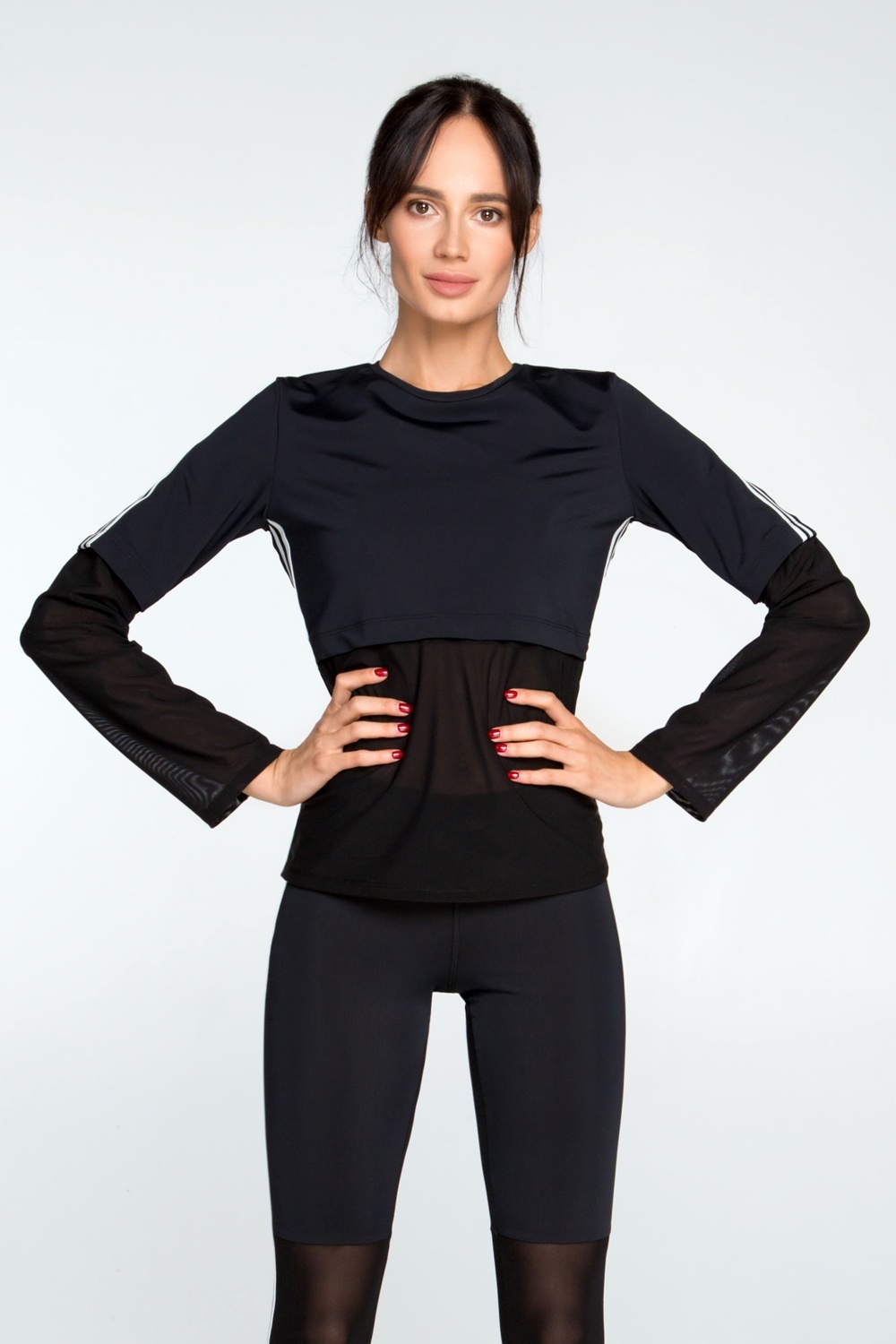 

Рашгард Designed for Fitness 4 STRIPES (XS-S черный)