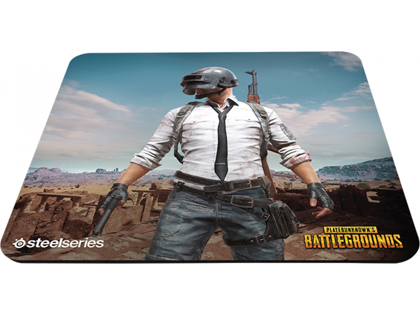 

Коврик для мышки SteelSeries QcK+ PUBG Miramar Edition (63808)