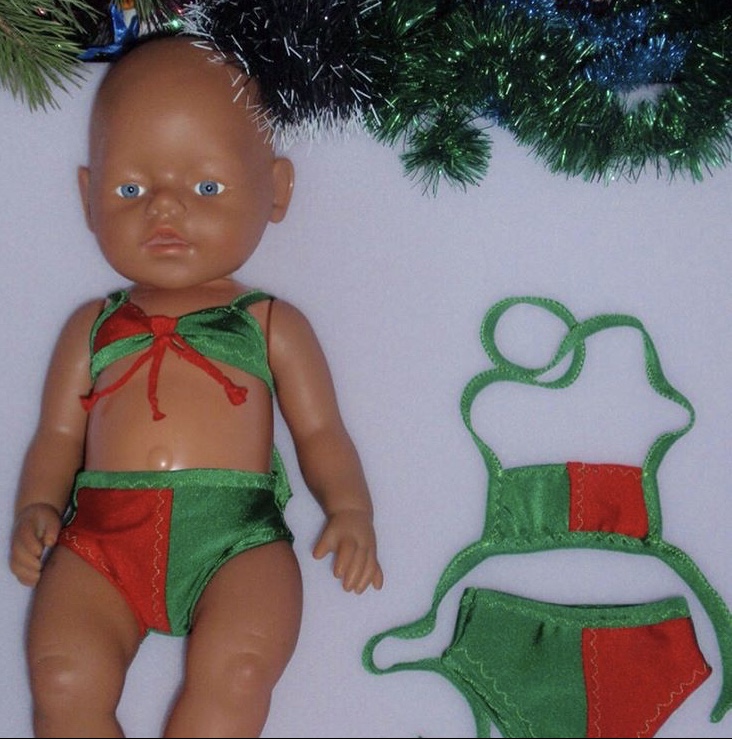 

Одежда Купальник для куклы 40-44 см. Беби Берн Toys 2022 Ручная работа