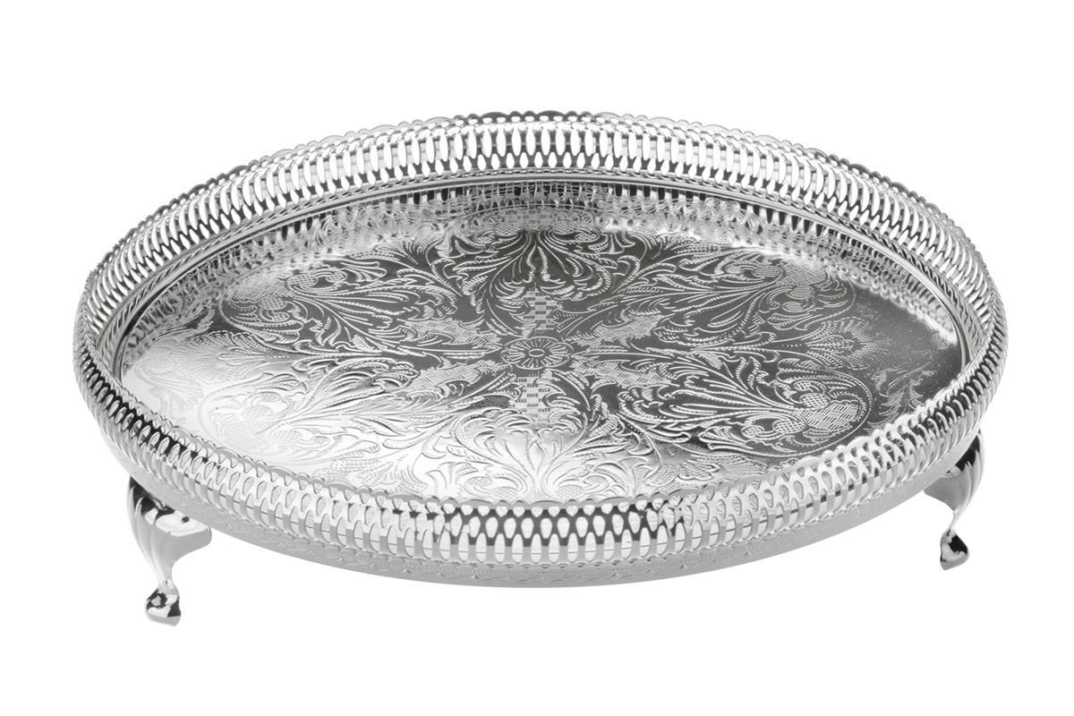 

Блюдо круглое на ножках Queen Anne (0-6393) (Ø28 см.)