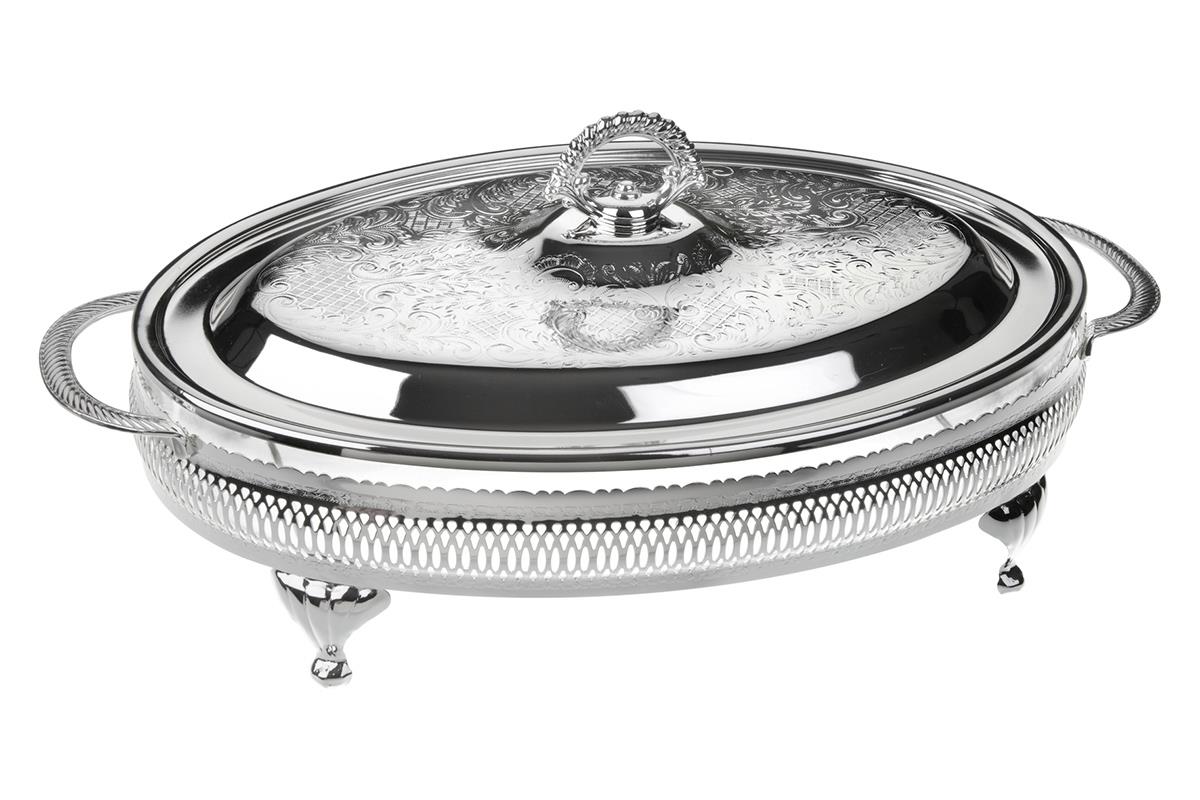 

Блюдо овальное с крышкой на ножках Queen Anne (0-6295) (41 х 26 х 26 см.)