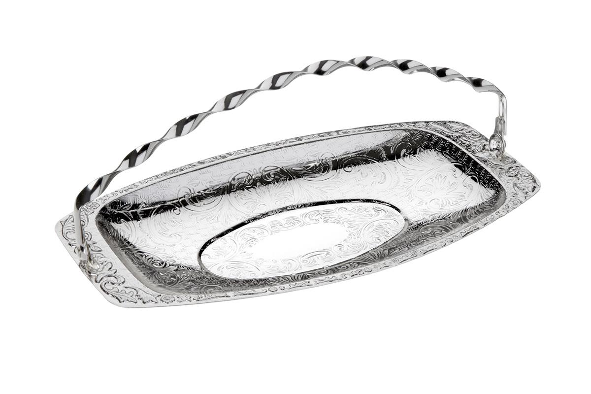 

Блюдо для сладкого с ручкой Queen Anne (0-6096) (24 х 12 х 12 см.)