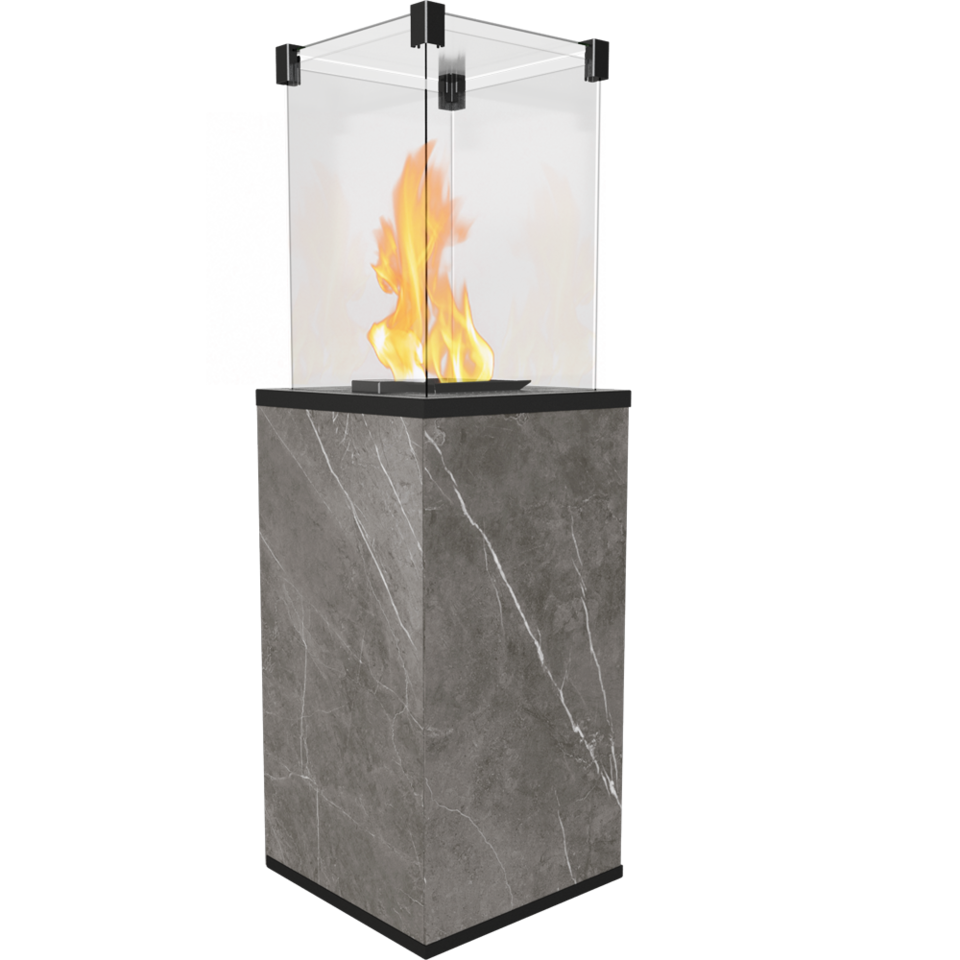 

Газовий обігрівач Kratki PATIO MINI керамограніт NATURALI PIETRA GREY - ручне управління