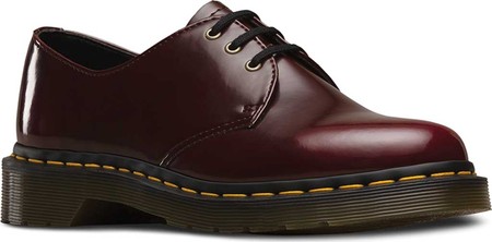 

Мужские ботинки Dr. Martens Vegan 1461 3-Eye Gibson Black Felix Rub Off 46