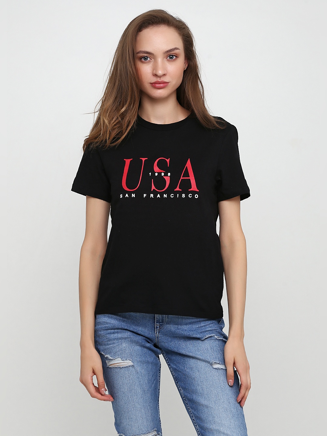 

Футболка H&M 698296  Черная, Футболка H&M 698296 S Черная