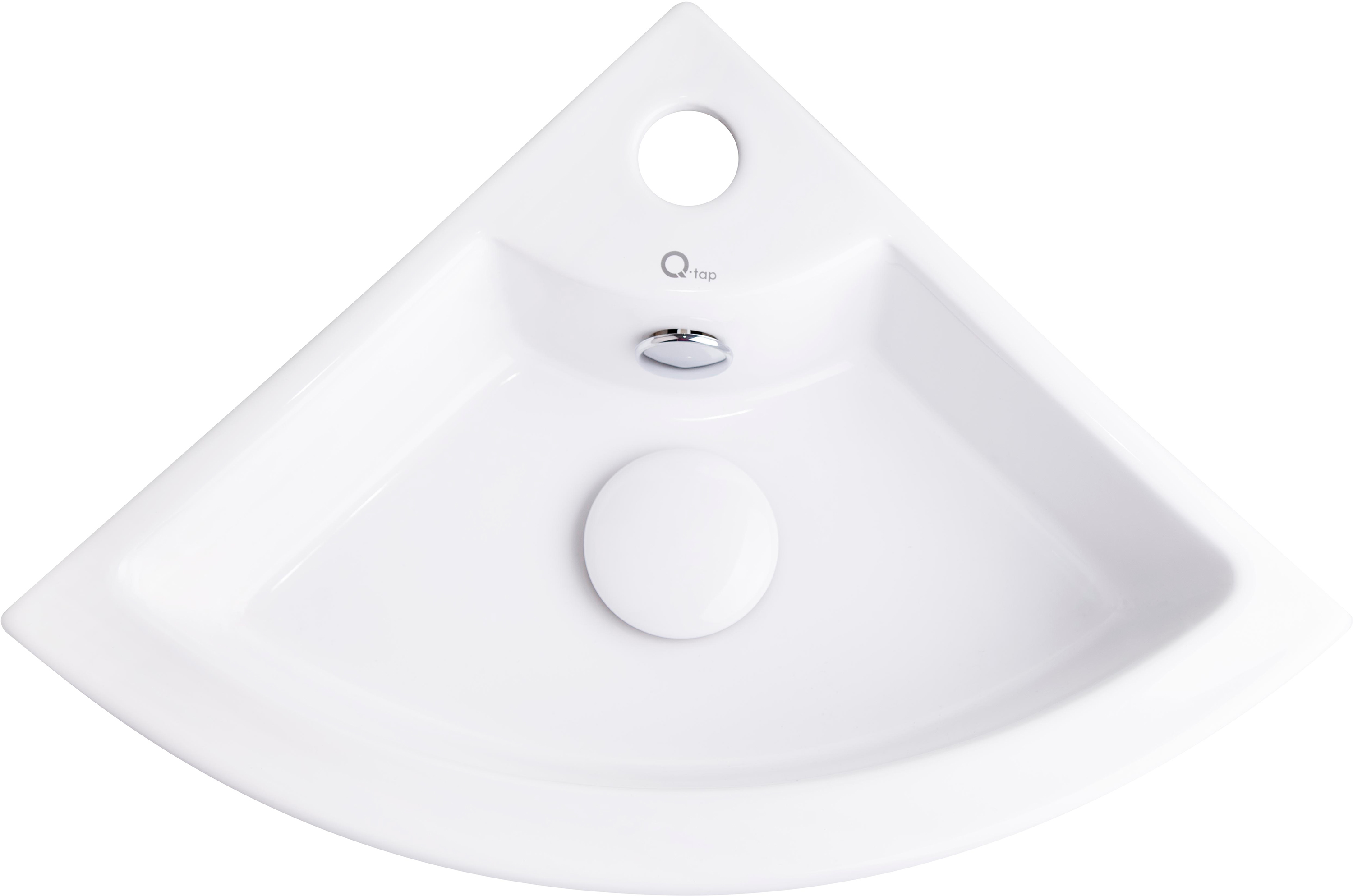 

Раковина QTAP Kiwi QT0911K184AW с донным клапаном