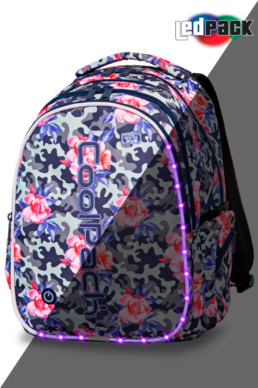 Рюкзак CoolPack JOY-L multicolour LED с USB-кабелем и кодовым замком ...