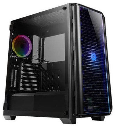 

Корпус Antec NX1000 Gaming, MidT, 2*USB3.0,1*120мм ARGB, стекло(бок./перед.панели),без БП, черный