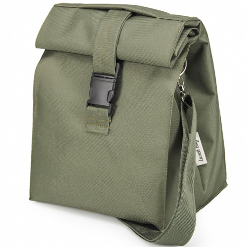 

Термо сумка Lunch Bag UA ланч бег оливковий L (lbua015)