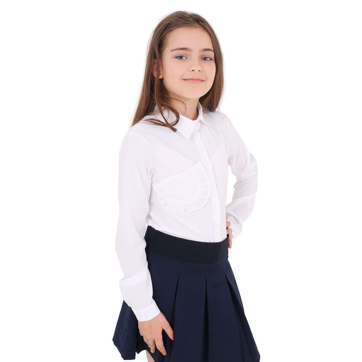 

Блуза Timbo Flora р.30 (6-7 лет) 122 см Белый