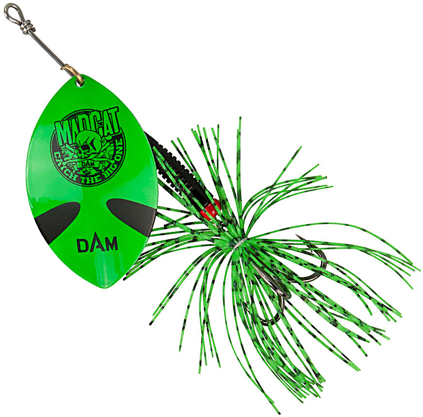 

Блесна Dam Madcat Big Blade Spinner 55 г Тройник №2/0 Green (56258)