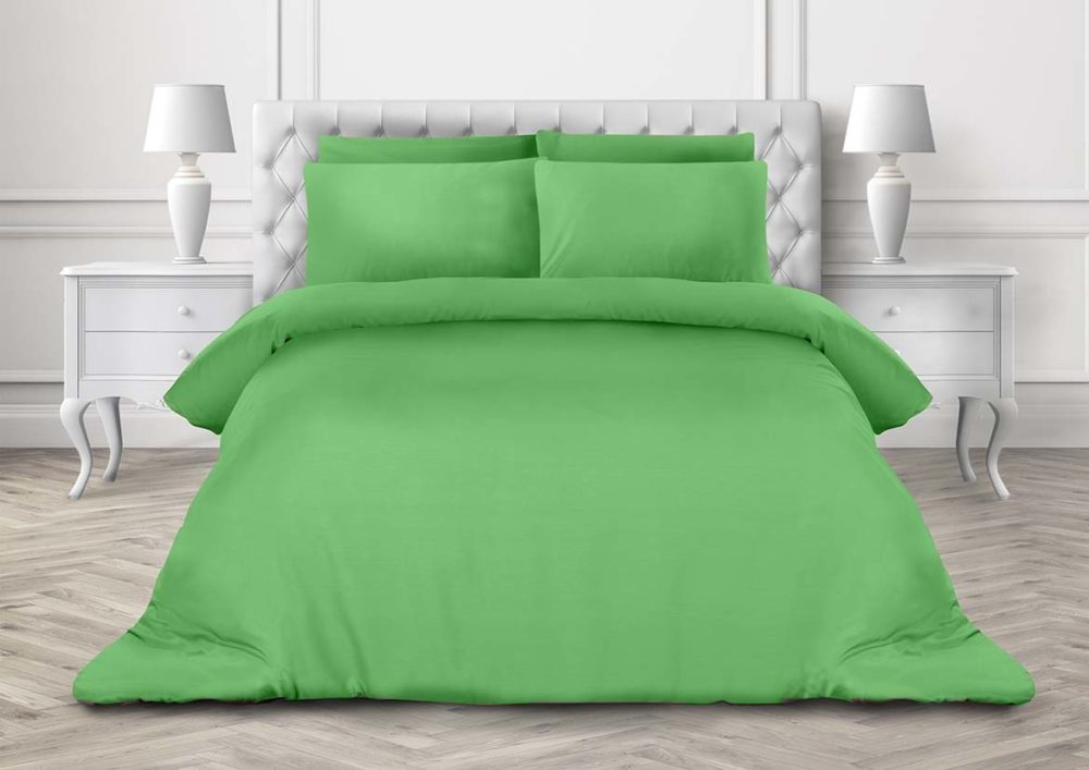 

Постельное белье CottonTwill Ранфорс Зеленый Турция 1-спальный 145x215 см ( FB14312CT)