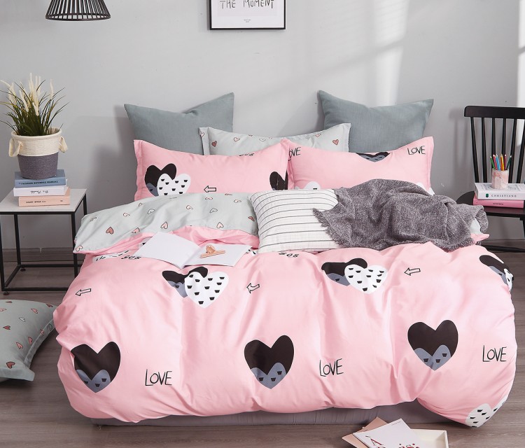 

Постельное белье CottonTwill Сатин Сердечки на розовом Детский 147x112 см ( FB15829CT)
