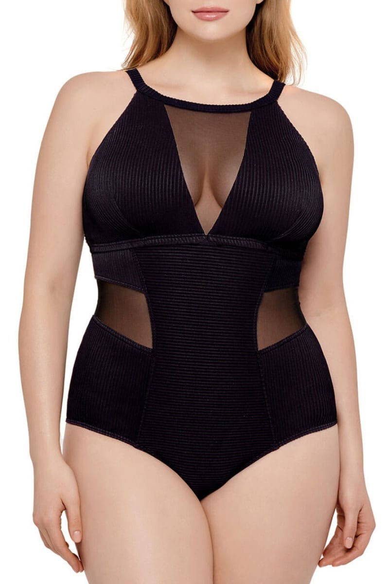 

Купальник слитный с уплотнённой чашкой Marc & Andre 52C/3XL Чёрный