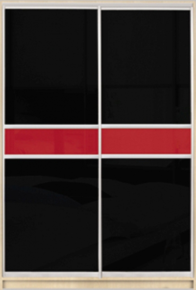 

Шкаф купе Luxe Studio Классик-1 Цветной комбинированный фасад-9 1600x2200x600 двухдверный