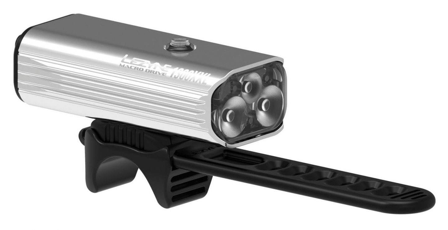 

Переднє світло Lezyne MACRO DRIVE 1300XL Сріблястий 1300 люменів Y13 (4712806 002510)