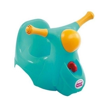 

Детский горшок Ok Baby Scooter со звуковой фарой Бирюзовый
